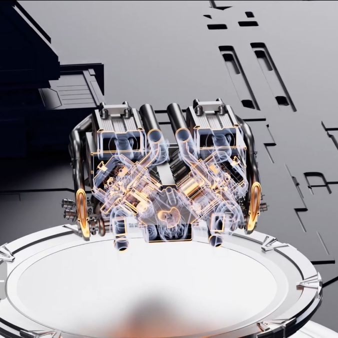 上海苏州动画设计 发动机动画 自动化3D动画演示 机械模拟仿真动画演示 产品宣传动画